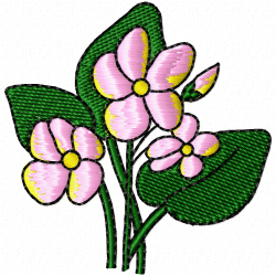 Flowers And Tree Embroidery Design 9 Flowers And Tree Embroidery Design 9